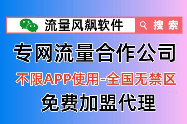 专网流量合作公司有哪些，当然首选流量风飙软件公司平台
